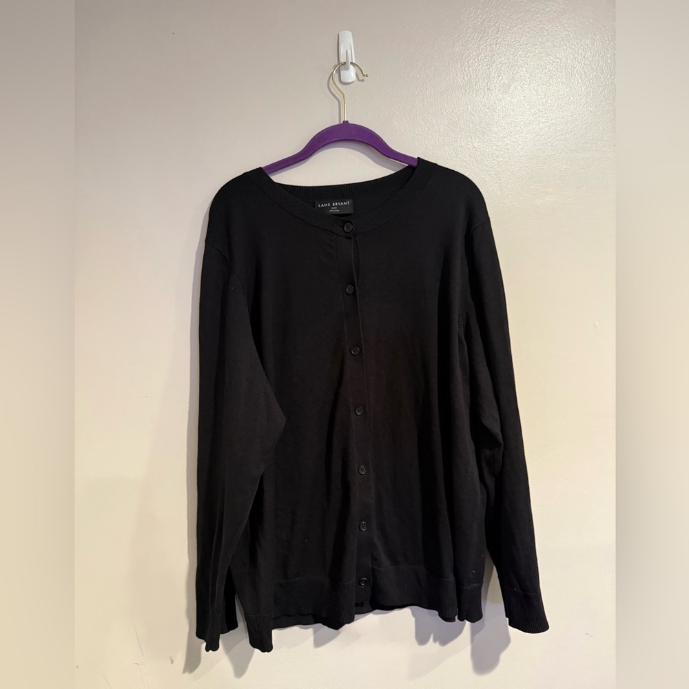 Lane Bryant Classic Black Cardigan